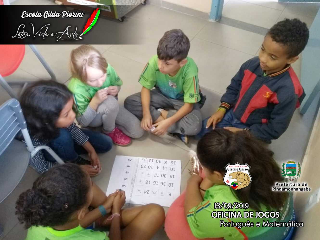 Oficina de Jogos Português e Matemática – Escola Gilda Piorini – Projeto  Social Grêmio União