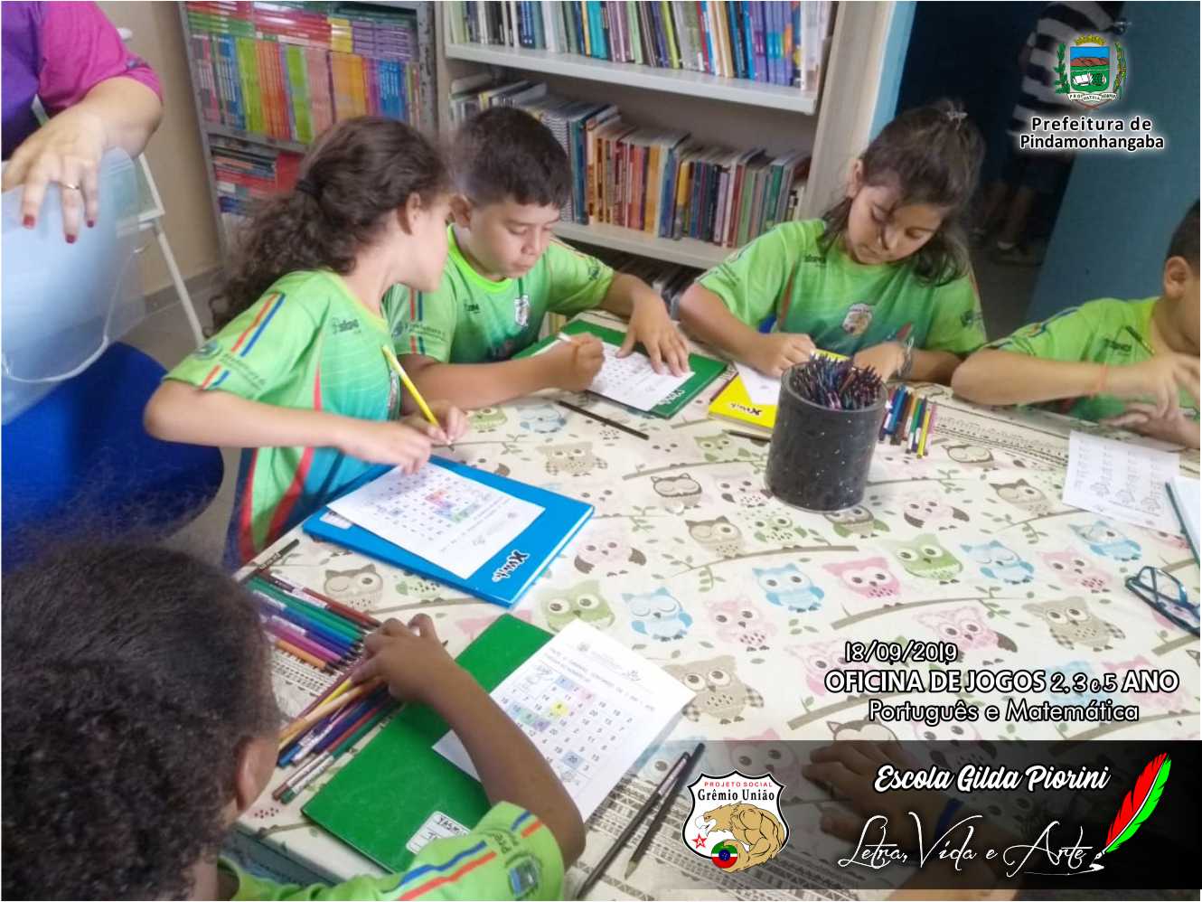 Oficina de Jogos Português e Matemática – Escola Gilda Piorini – Projeto  Social Grêmio União
